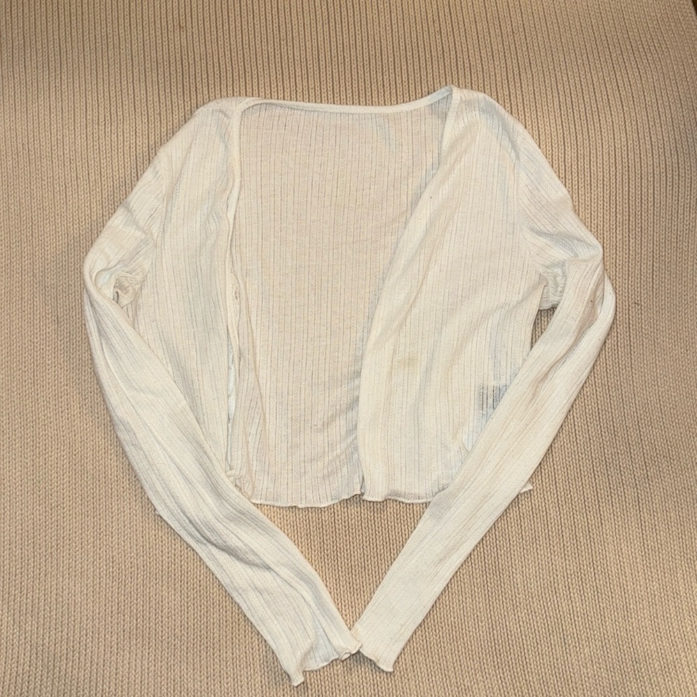 White Light Cardigan From Dazy